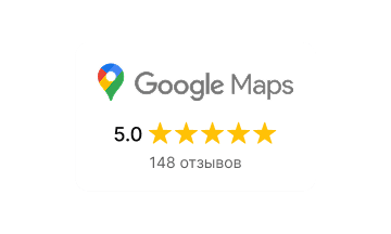 Превью стикера отзывов Google Maps с рейтингом организации