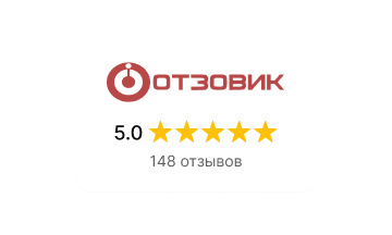 Превью стикера отзывов Отзовика с рейтингом компании