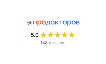 Превью стикера отзывов ПроДокторов с рейтингом клиники