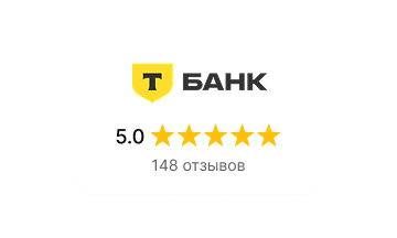 Превью стикера отзывов Т-Банка с рейтингом компании